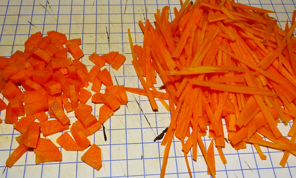 Морковь нарезанная 